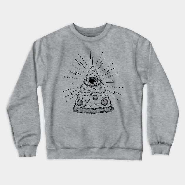 Pizza Cult Crewneck Sweatshirt by pizzapunk